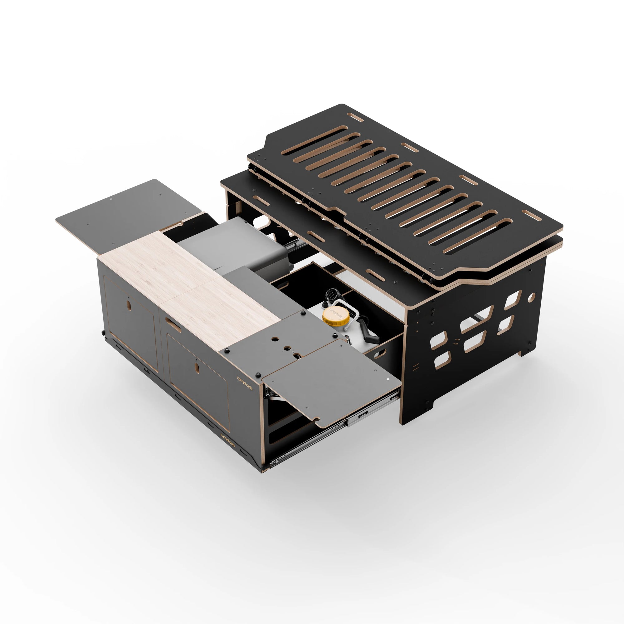 Camptools COSLEE Komplettset inkl. Küchenmodul, Wassersystem und Kühlbox