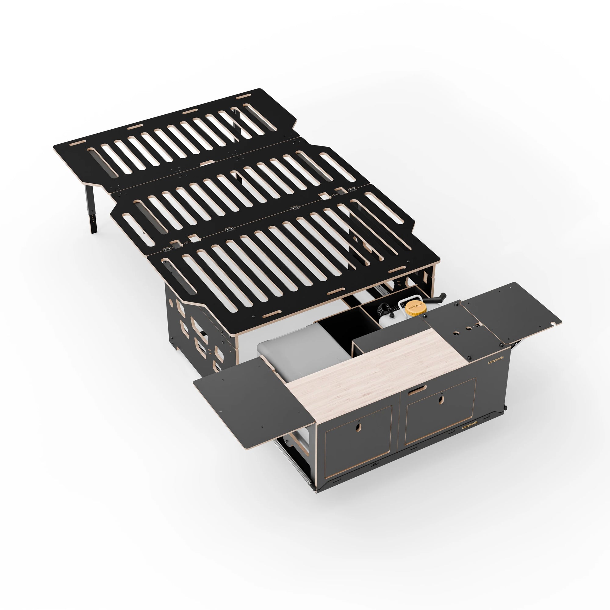 Camptools COSLEE Komplettset inkl. Küchenmodul, Wassersystem und Kühlbox