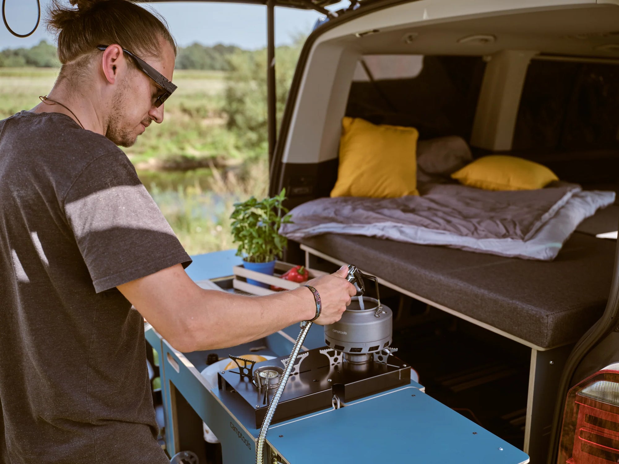 Camptools COSLEE Komplettset inkl. Küchenmodul, Wassersystem und Kühlbox