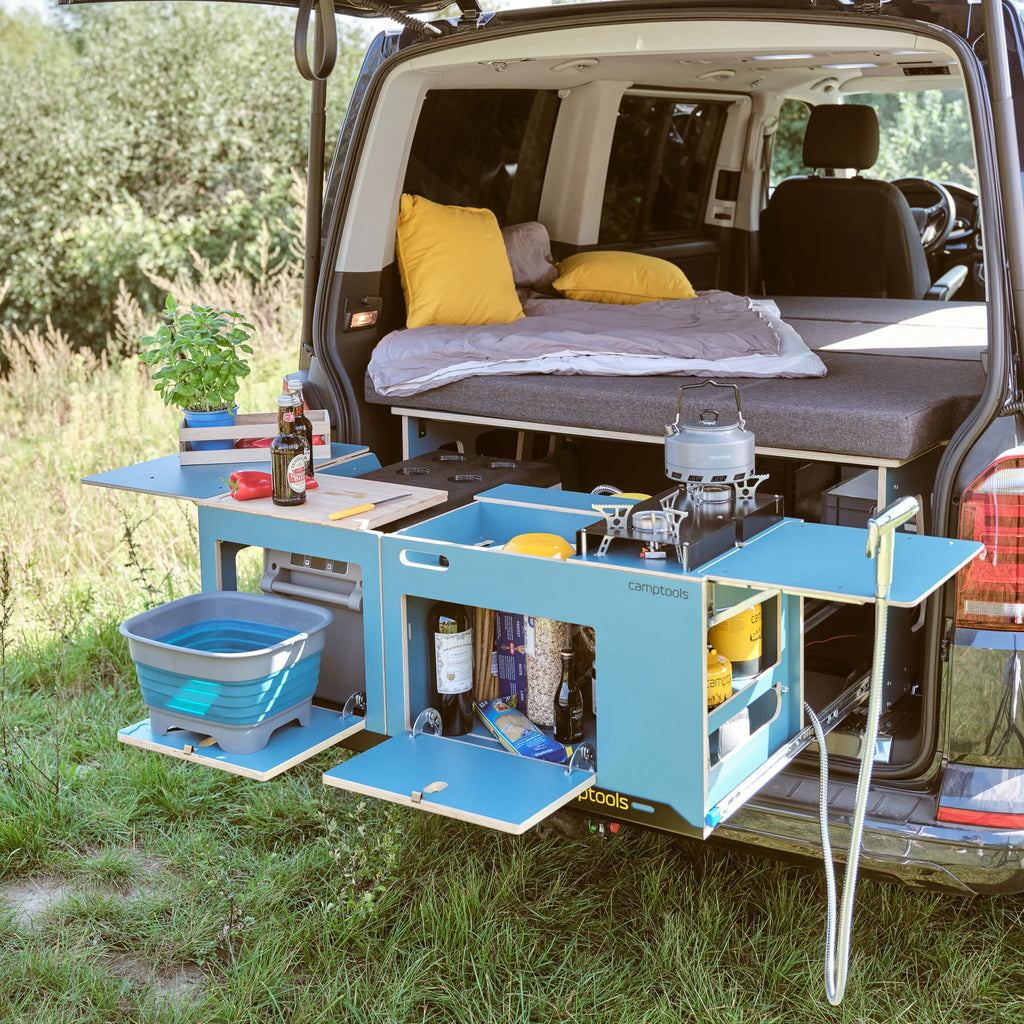Camptools COSLEE Komplettset inkl. Küchenmodul, Wassersystem und Kühlbox