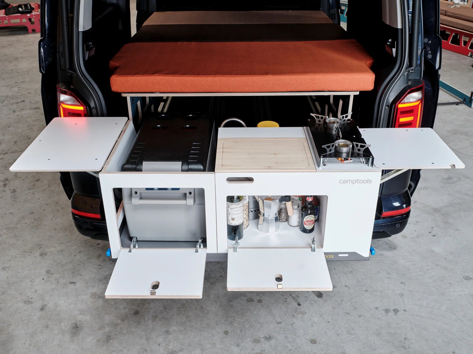 Camptools COSLEE Komplettset inkl. Küchenmodul, Wassersystem und Kühlbox