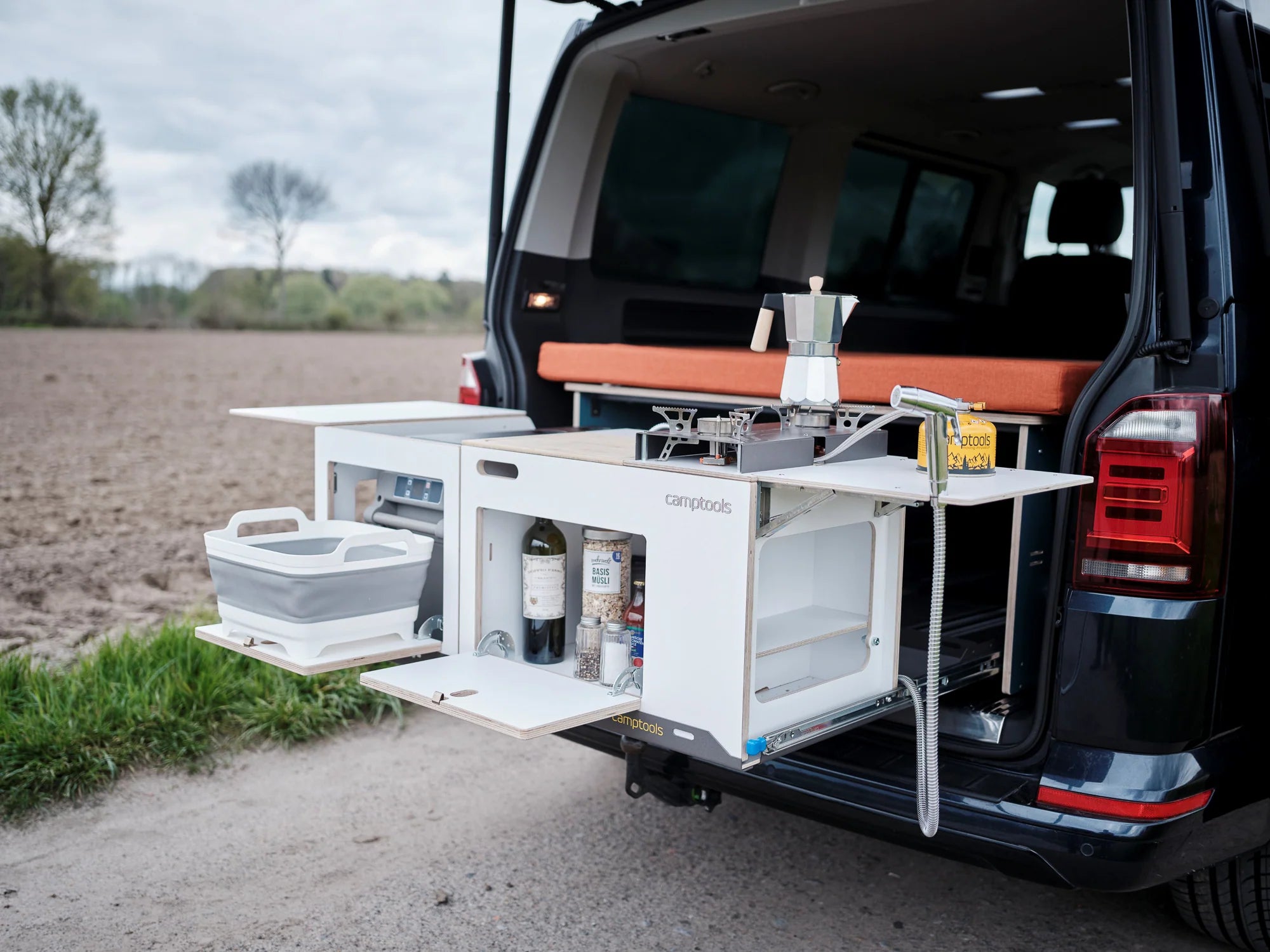 Camptools COSLEE Komplettset inkl. Küchenmodul, Wassersystem und Kühlbox