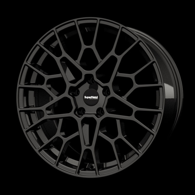 SuperMetal Wheels CELL 18 Zoll VW T5 T6 T6.1 Schwarz Glänzend