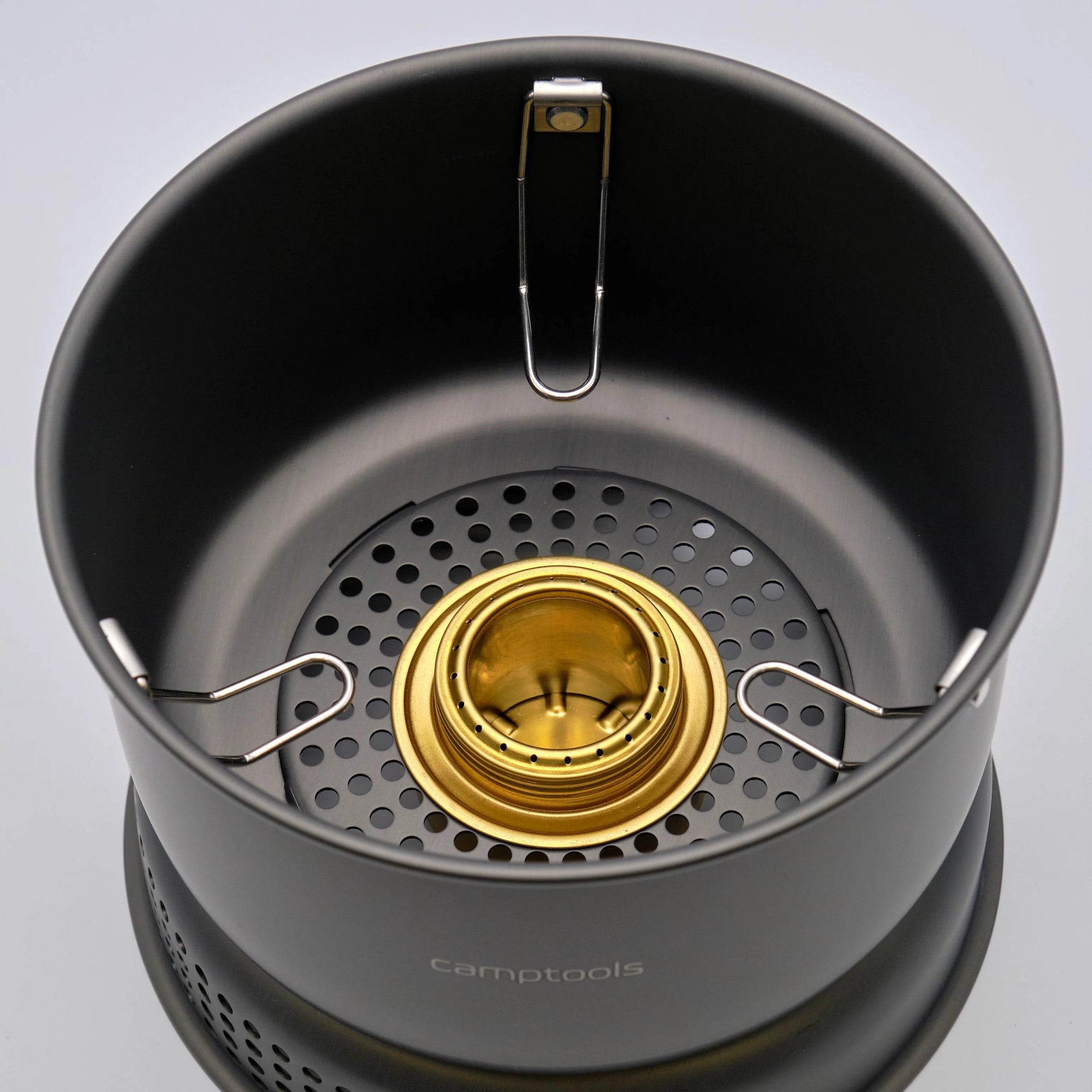 Sturmkocher mit Gas- und Spiritusbrenner Komplettset