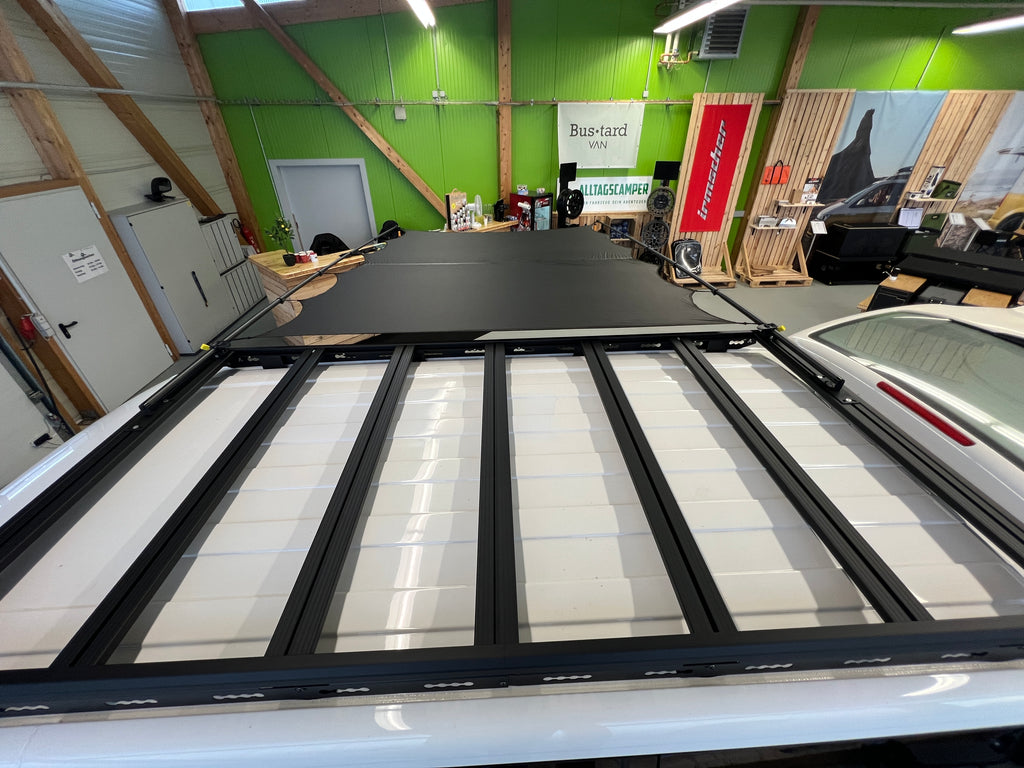 CAMPER & GO MARKISE - FLEX LINE Komplettset für Airholder Dachträger VW T5 und T6