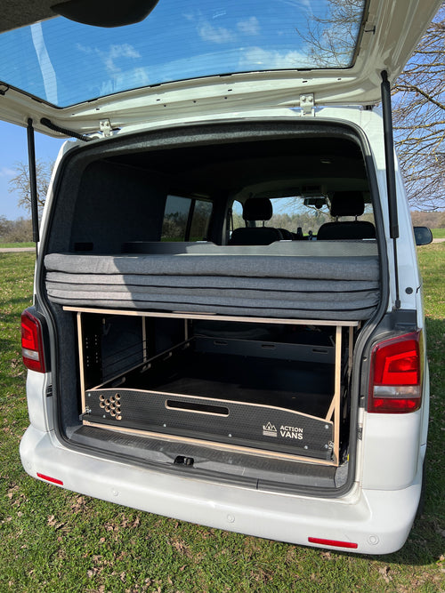 Actionvans Duo Schlaf- und Transportsystem für VW T5 - T6.1 SWB