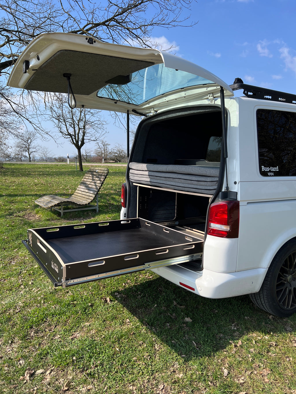 Actionvans Duo Schlaf- und Transportsystem für VW T5 - T6.1 SWB