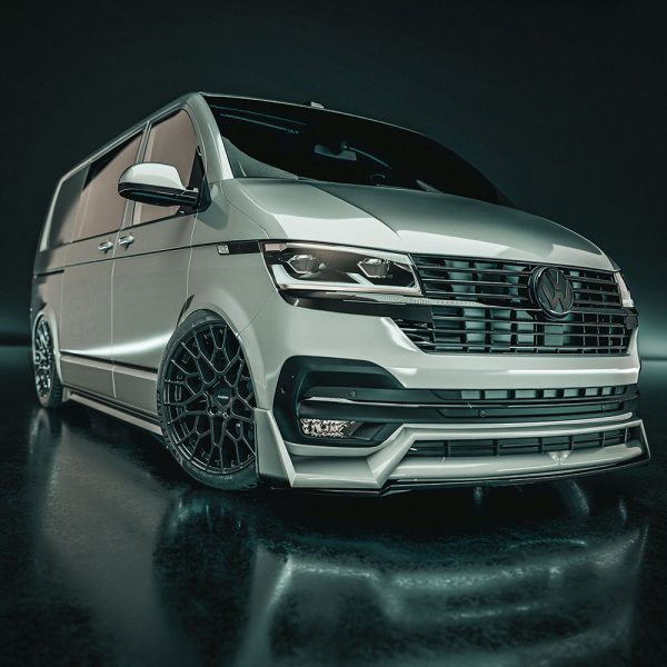 SuperMetal Wheels CELL 18 Zoll VW T5 T6 T6.1 Schwarz Glänzend