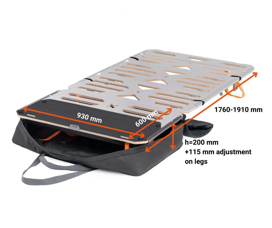 Raxo ESC Schlaf und Campingbox in der praktischen Tasche