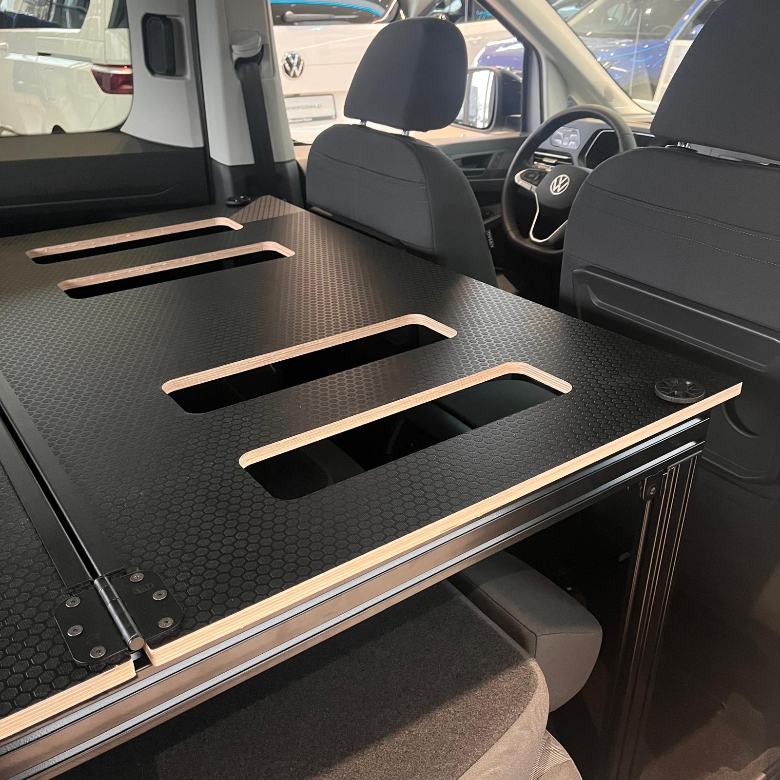 Heckauszug mit Schlafsystem VW Caddy und Caddy Maxi