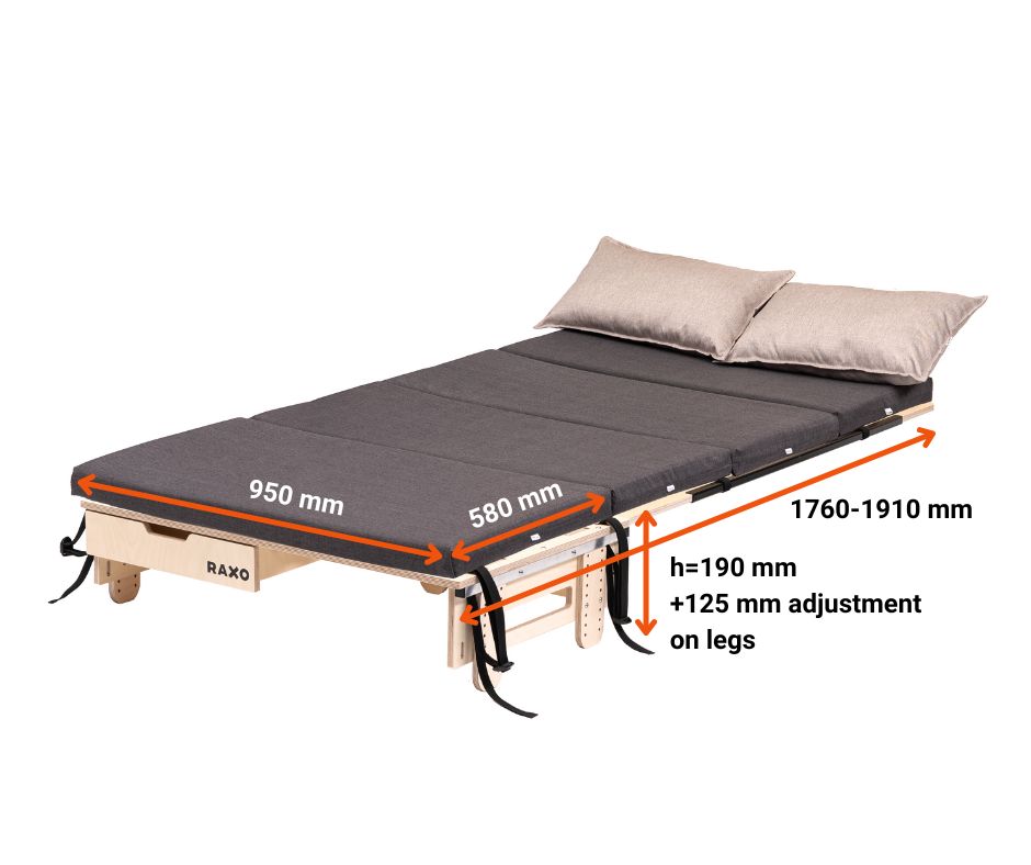 Raxo Monck Schlaf und Campingbox