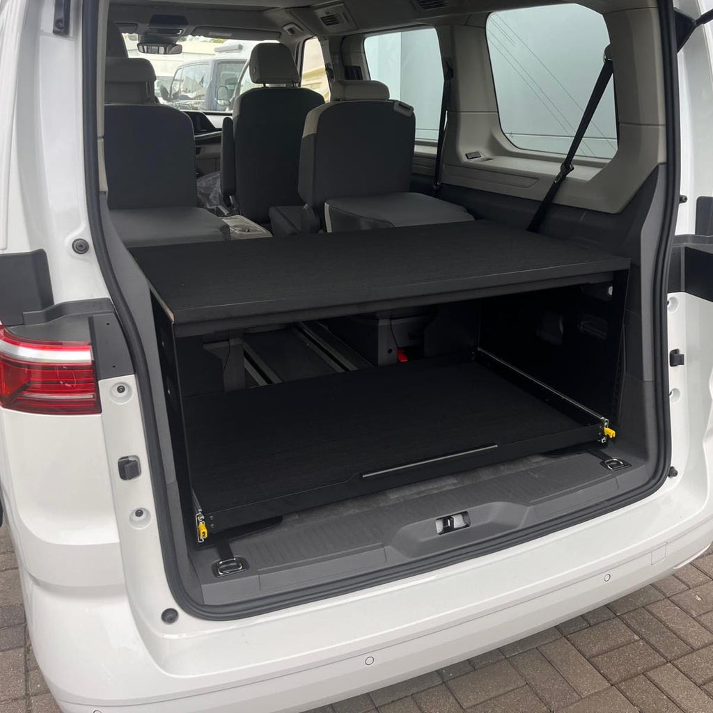 Heckbox mit Auszug VW T7 New California Beach, VW T7