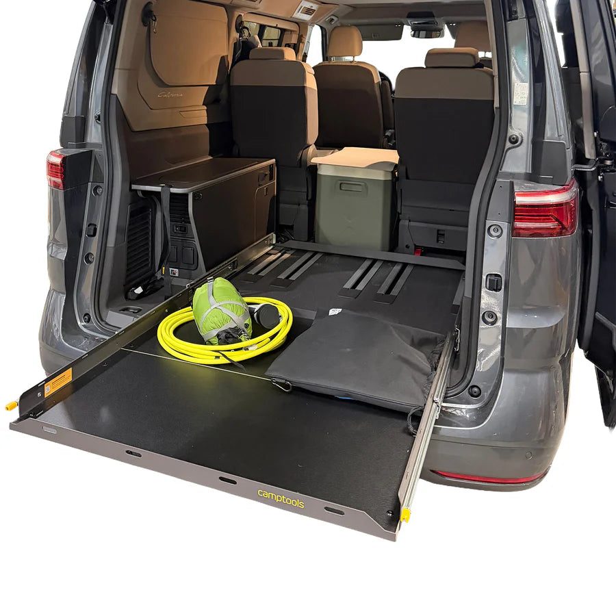 Heckauszug für VW T7 New California Beach Tour mit Technikbox / Elektrokiste