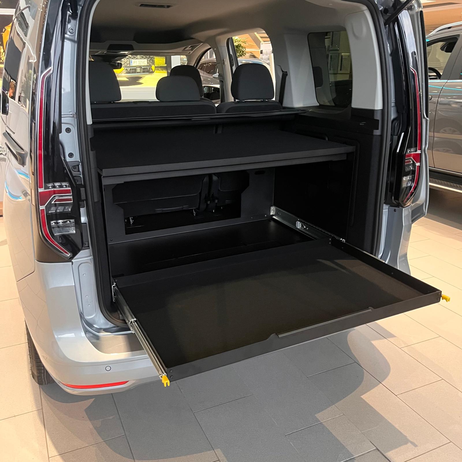 Heckauszug mit Schlafsystem VW Caddy und Caddy Maxi