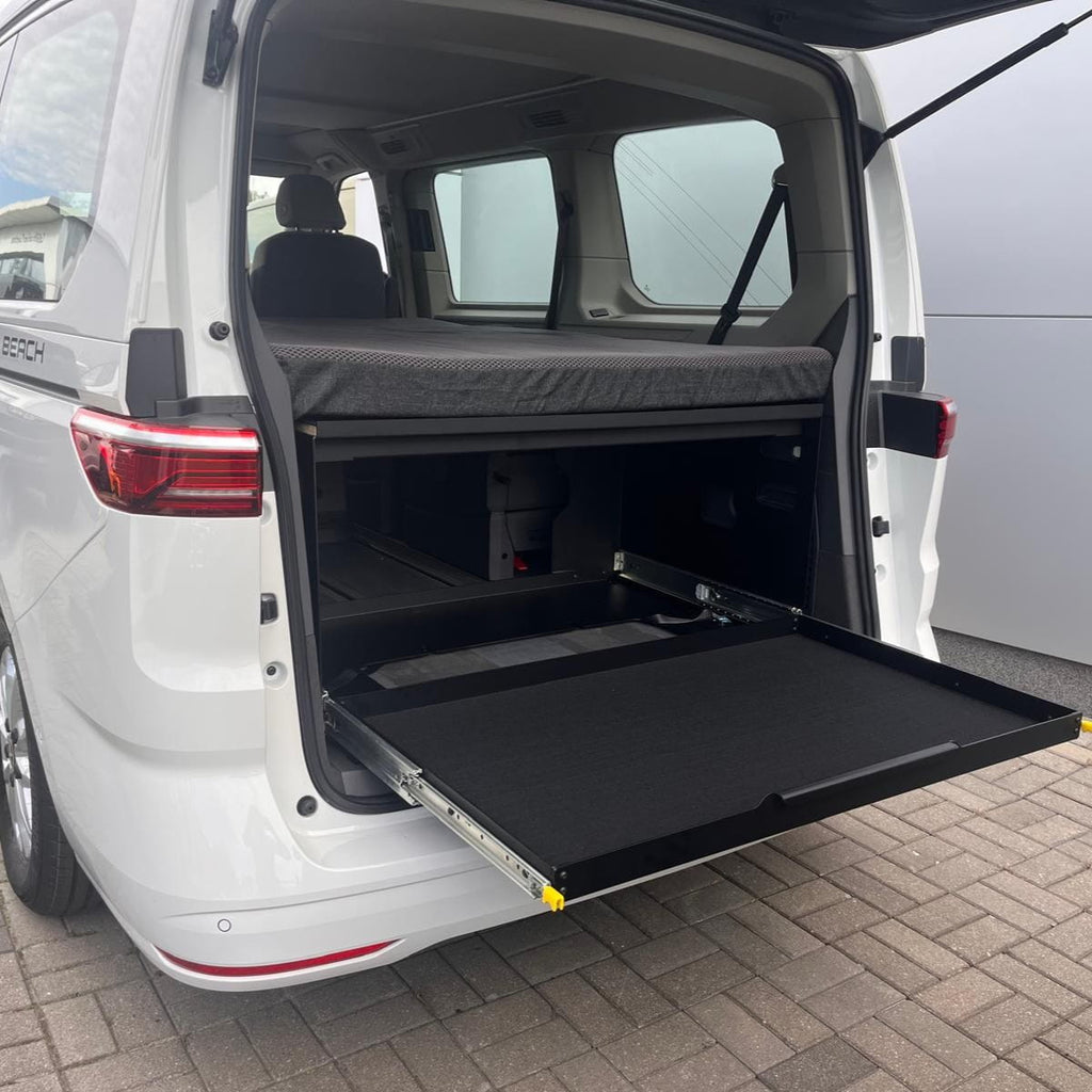 Heckbox mit Auszug VW T7 New California Beach, VW T7