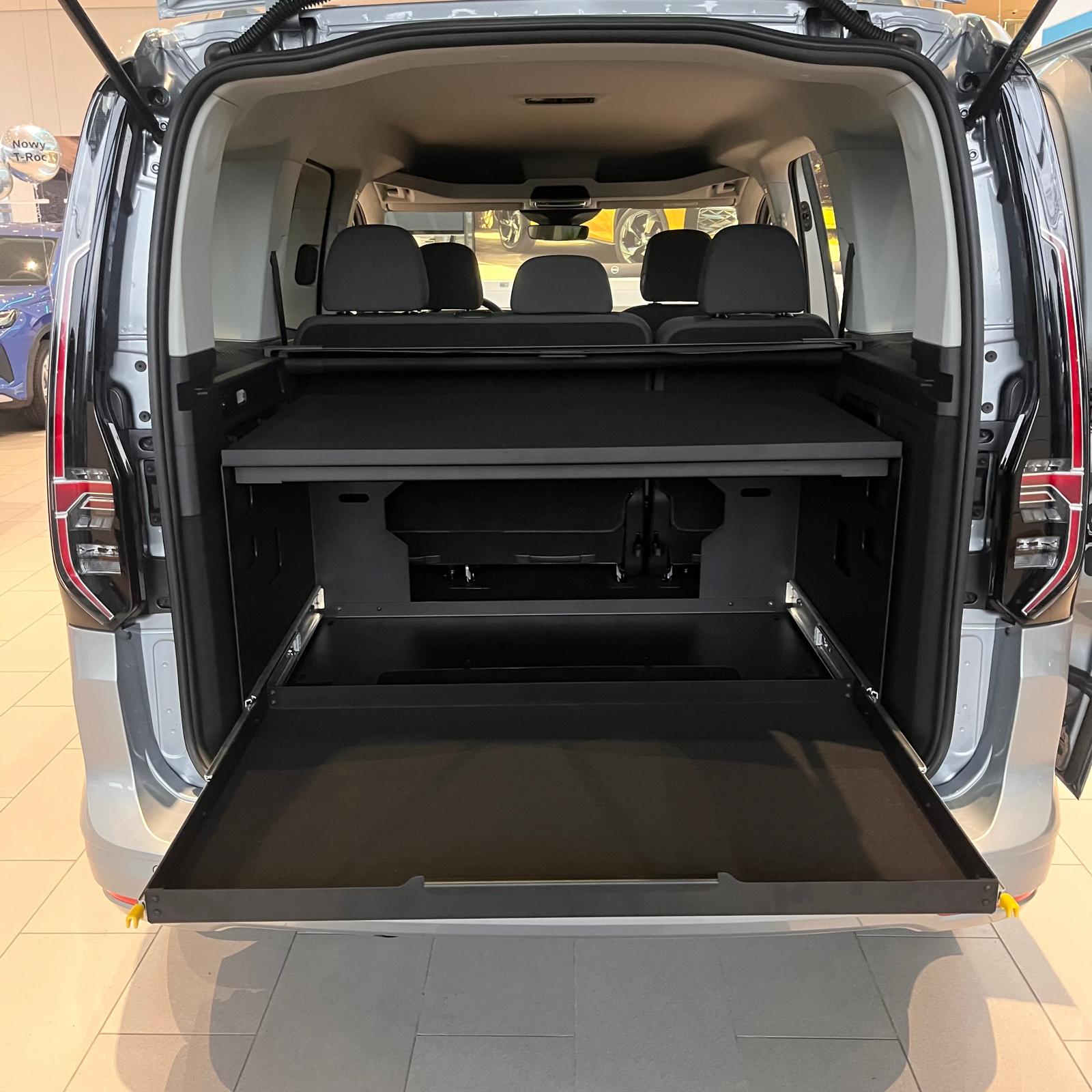 Heckauszug mit Schlafsystem VW Caddy und Caddy Maxi